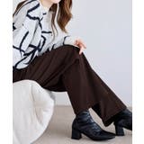 あったか裏起毛セミワイドパンツレギュラ | alotta | 詳細画像10 