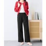 あったか裏起毛セミワイドパンツレギュラ | alotta | 詳細画像13 