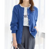 パールボタンニットカーディガン ミドル  | alotta | 詳細画像1 