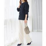 パールボタンニットカーディガン ミドル  | alotta | 詳細画像10 