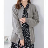 パールボタンニットカーディガン ミドル  | alotta | 詳細画像14 