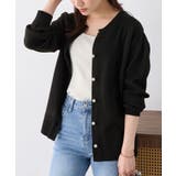 パールボタンニットカーディガン ミドル  | alotta | 詳細画像20 