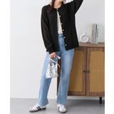 パールボタンニットカーディガン ミドル  | alotta | 詳細画像22 