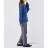 パールボタンニットカーディガン ミドル  | alotta | 詳細画像4 