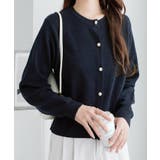 パールボタンニットカーディガンショート | alotta | 詳細画像14