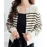 パールボタンニットカーディガンショート | alotta | 詳細画像23