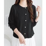 パールボタンニットカーディガンショート | alotta | 詳細画像28