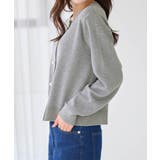 パールボタンニットカーディガンショート | alotta | 詳細画像7