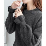 ふんわりタッチキャンディースリーブニット | alotta | 詳細画像9 