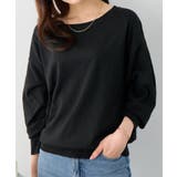 パフ袖ゆるニットトップス | alotta | 詳細画像7