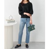 パフ袖ゆるニットトップス | alotta | 詳細画像9