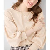 パフ袖ゆるニットトップス | alotta | 詳細画像12