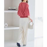 パフ袖ゆるニットトップス | alotta | 詳細画像21