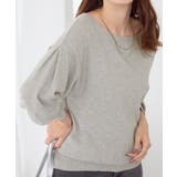 パフ袖ゆるニットトップス | alotta | 詳細画像25