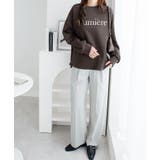 大人可愛いロゴダンボールプルオーバー | alotta | 詳細画像14