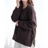 サイドジップあったか裏起毛プルオーバー | alotta | 詳細画像3 