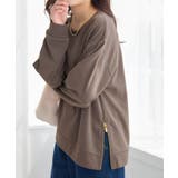 サイドジップあったか裏起毛プルオーバー | alotta | 詳細画像17 