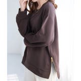 チャコール | サイドジップあったか裏起毛プルオーバー | alotta