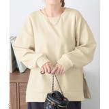 アイボリー | サイドジップあったか裏起毛プルオーバー | alotta