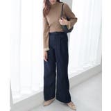 袖シアー切替ニットプルオーバー | alotta | 詳細画像22 