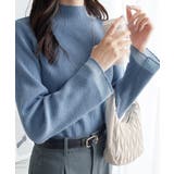 袖シアー切替ニットプルオーバー | alotta | 詳細画像26 