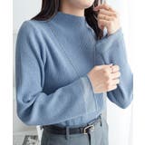 袖シアー切替ニットプルオーバー | alotta | 詳細画像29 