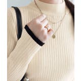 もっちり袖配色リブニット | alotta | 詳細画像4