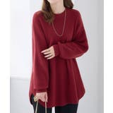 ふんわり裾ラウンドゆるニットチュニック | alotta | 詳細画像2