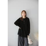 ふんわり裾ラウンドゆるニットチュニック | alotta | 詳細画像26 