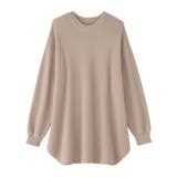 ふんわり裾ラウンドゆるニットチュニック | alotta | 詳細画像36 