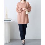 ゆるニットVネックチュニック | alotta | 詳細画像11