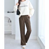 カットジョーゼットフレアパンツ | alotta | 詳細画像17 