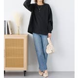 すっきり見え花柄ジャガードチュニック | Viola e Viola | 詳細画像7 