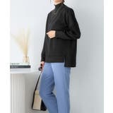 裏起毛ニットソーリブ切替トップス | Viola e Viola | 詳細画像10 