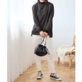 裏起毛ニットソーリブ切替トップス | Viola e Viola | 詳細画像15 