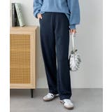 ネイビー | ポンチカーブパンツ | Viola e Viola