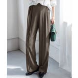 楽ちん!美脚見えセンタープレスワイドパン | alotta | 詳細画像1