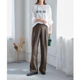 楽ちん!美脚見えセンタープレスワイドパン | alotta | 詳細画像5