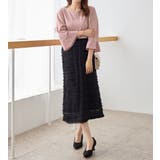 フレアースリーブ７分丈ブラウス | alotta | 詳細画像11 