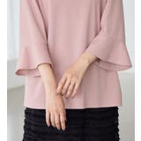 フレアースリーブ７分丈ブラウス | alotta | 詳細画像14 