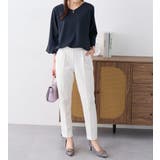 フレアースリーブ７分丈ブラウス | alotta | 詳細画像25 