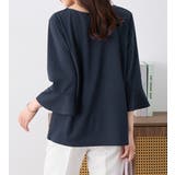 フレアースリーブ７分丈ブラウス | alotta | 詳細画像26 