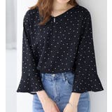 フレアースリーブ７分丈ブラウス | alotta | 詳細画像5 