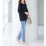 フレアースリーブ７分丈ブラウス | alotta | 詳細画像6 