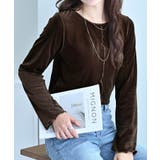 ブラウン | ベロアTシャツ | alotta