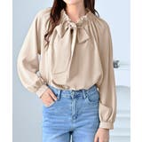 フリル衿ボウタイデザインブラウス | alotta | 詳細画像9 