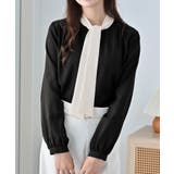 ３ＷＡＹピン付き配色ボウタイブラウス | alotta | 詳細画像13 