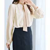 ３ＷＡＹピン付き配色ボウタイブラウス | alotta | 詳細画像18 