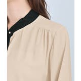 ３ＷＡＹピン付き配色ボウタイブラウス | alotta | 詳細画像9 