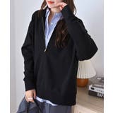 抜け感!ハーフジップ大人スウェット | Viola e Viola | 詳細画像12